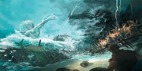 Aegir et Ran mythologie viking