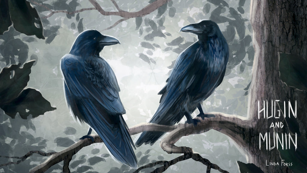 Hugin et Munin les yeux et les oreilles d’Odin