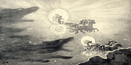 Sköll et Hati : Les loups de la mythologie nordique