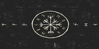 Symbole viking du vegvisir 