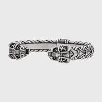 Bracelet homme viking Ragnar têtes de dragons artisanal
