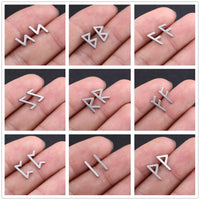 Boucle d'oreille runes viking