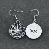 Boucle d'oreille viking Vegvisir
