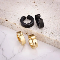Boucle d'oreille clip avec runes viking