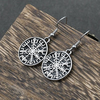 Boucle d'oreille viking Vegvisir