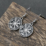 Boucle d'oreille viking Vegvisir
