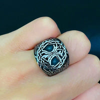 Bague Yggdrasil en acier inoxydable