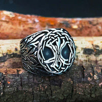 Bague Yggdrasil en acier inoxydable