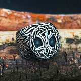 Bague Yggdrasil en acier inoxydable