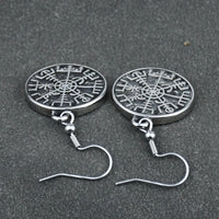 Boucle d'oreille viking Vegvisir