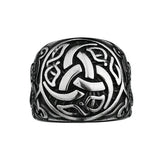 Bague triquetra en acier inoxydable