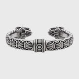 Bracelet homme viking Ragnar têtes de dragons artisanal