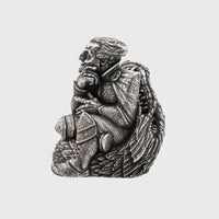 Figurine Loki en bronze plaqué argent