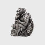 Figurine Loki en bronze plaqué argent