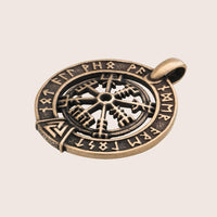 Collier Vegvisir en bronze italien