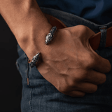 Bracelet anneau de bras viking Hugin et Munin