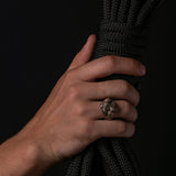 Bague bronze Skoll et Hati