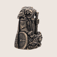 Statue Odin en bronze italien