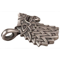 Pendentif argent Geri loup d'Odin