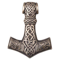 Pendentif bronze homme marteau de Thor