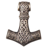 Pendentif bronze homme marteau de Thor