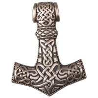 Pendentif bronze homme marteau de Thor