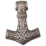 Pendentif bronze homme marteau de Thor