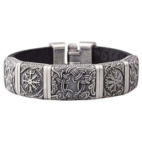 Bracelet rune viking style mammen Hugin Vegvisir Yggdrasil