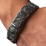 Bracelet rune viking style mammen Hugin Vegvisir Yggdrasil