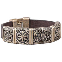 Bracelet rune viking style mammen Hugin Vegvisir Yggdrasil