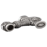 Amulette bronze marteau de Thor couleur argent