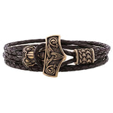 Bracelet viking marteau de Thor style Ragnar lothbrok