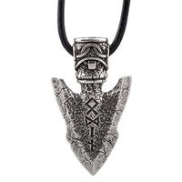 Bijoux viking lance d'Odin et Valknut