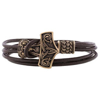 Bracelet viking marteau de Thor style Ragnar lothbrok