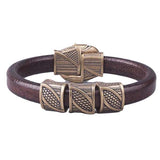 Bracelet à crochet corbeaux d'Odin en bronze