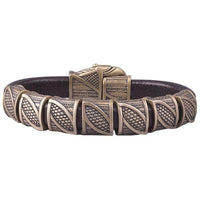 Bracelet à crochet corbeaux d'Odin en bronze