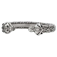 Bracelet viking ours berserker en étain ou argent