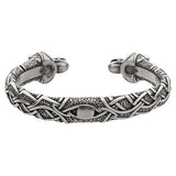 Bracelet viking ours berserker en étain ou argent