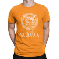 T-shirt avec crane "See you in Valhalla"