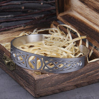 Bracelet viking ajustable avec symbole Valknut