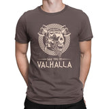 T-shirt avec crane "See you in Valhalla"