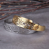 Bracelet viking ajustable avec symbole Valknut