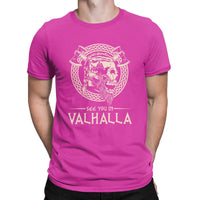T-shirt avec crane "See you in Valhalla"
