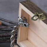 Bracelet dragon viking Nidhogg et Jormungandr