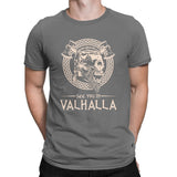 T-shirt avec crane "See you in Valhalla"