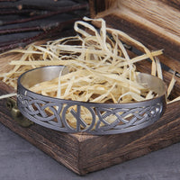 Bracelet viking ajustable avec symbole Valknut