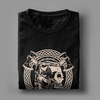 T-shirt avec crane "See you in Valhalla"