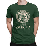 T-shirt avec crane "See you in Valhalla"