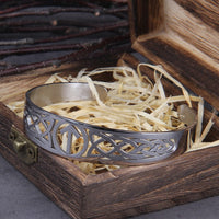 Bracelet viking ajustable avec symbole Valknut