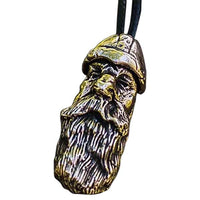 Pendentif nordique personnage viking en bronze